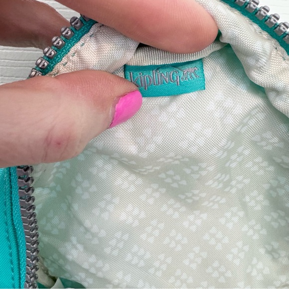 Kipling Turquoise Mini Backpack Keychain w/monkey main image 5
